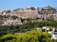 Řecko - starověké památky - letecky